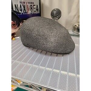 Pendelton Gentlemen Newsboy Gray Cabbie Driving Cap Hat Sz X Large 100% Wool